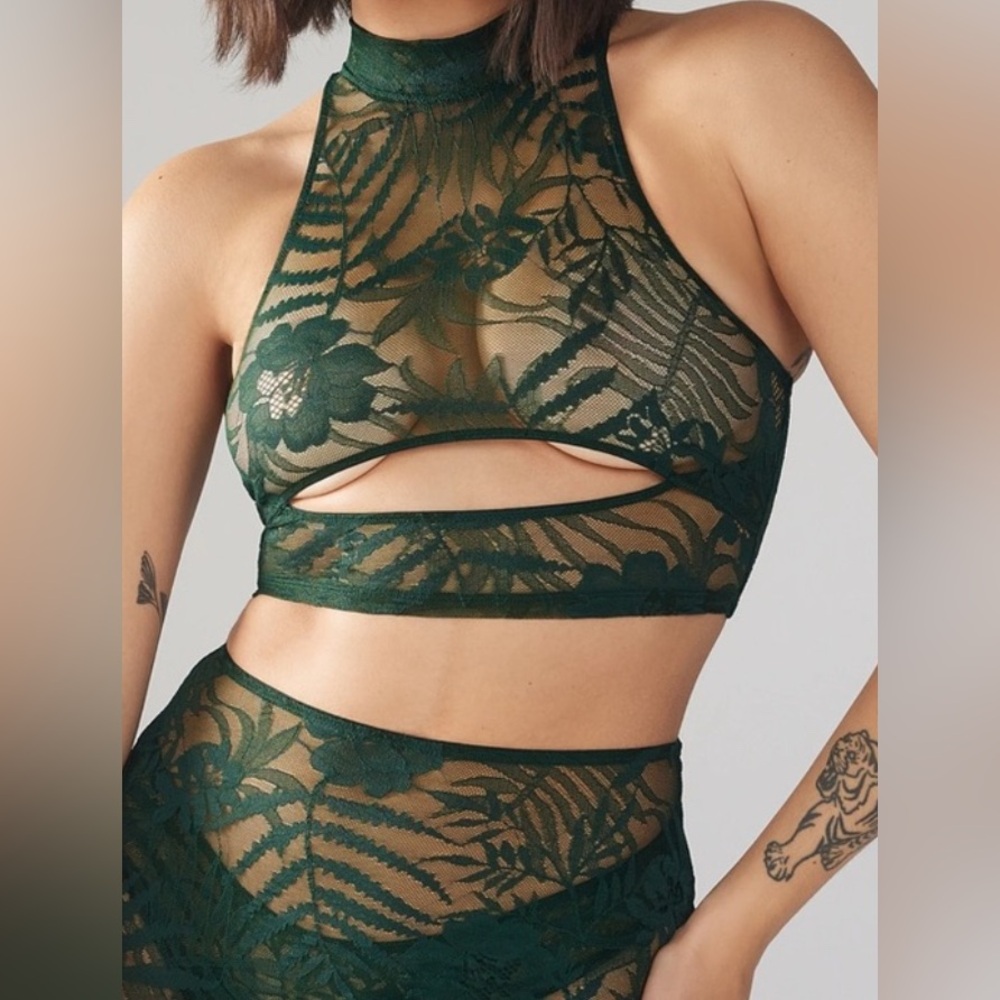 Set SHADOWPLAY LACE KEYHOLE